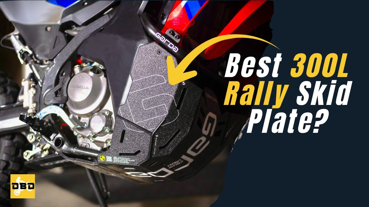 Garda Skid Plate Install on 2025 Honda CRF300L Rally | Dropped Bike Diaries Adventure Upgrade