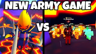 NEW Control Army Like Game! - Roblox Warriors Army Simulator 2