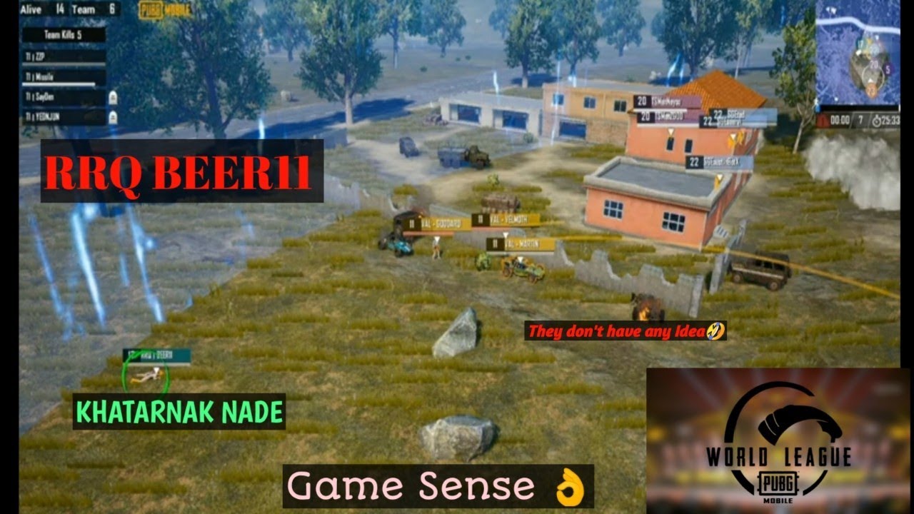 PMWL MOST EPIC MOMENT TEAM RRQ || RRQ BEER11 IQ LEVEL GRENADIER || Patience level infinity ✌️