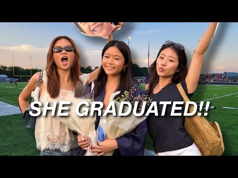 EMBARRASSING OUR LITTLE SISTER FOR HER HIGH SCHOOL GRADUATION DAY *vlog!!*