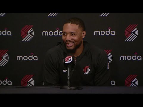 Damian Lillard Talks Return To Portland, Road To Recovery & More at Trail Blazers Media Day!