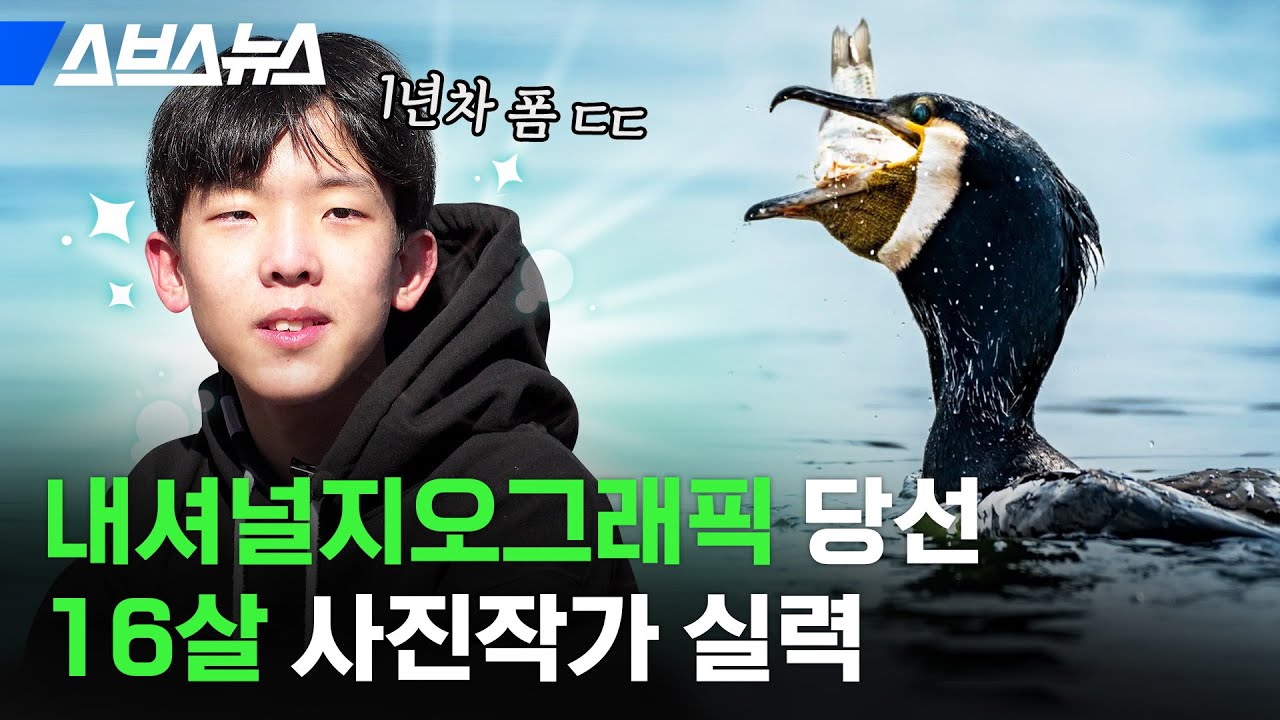 내셔널지오그래픽 공모전 당선된 16살 천재 사진작가 클라스 직접 보고 왔다 / 스브스뉴스