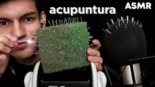 ASMR Español ACUPUNTURA *Para dormir - ASMR Español - ASMR