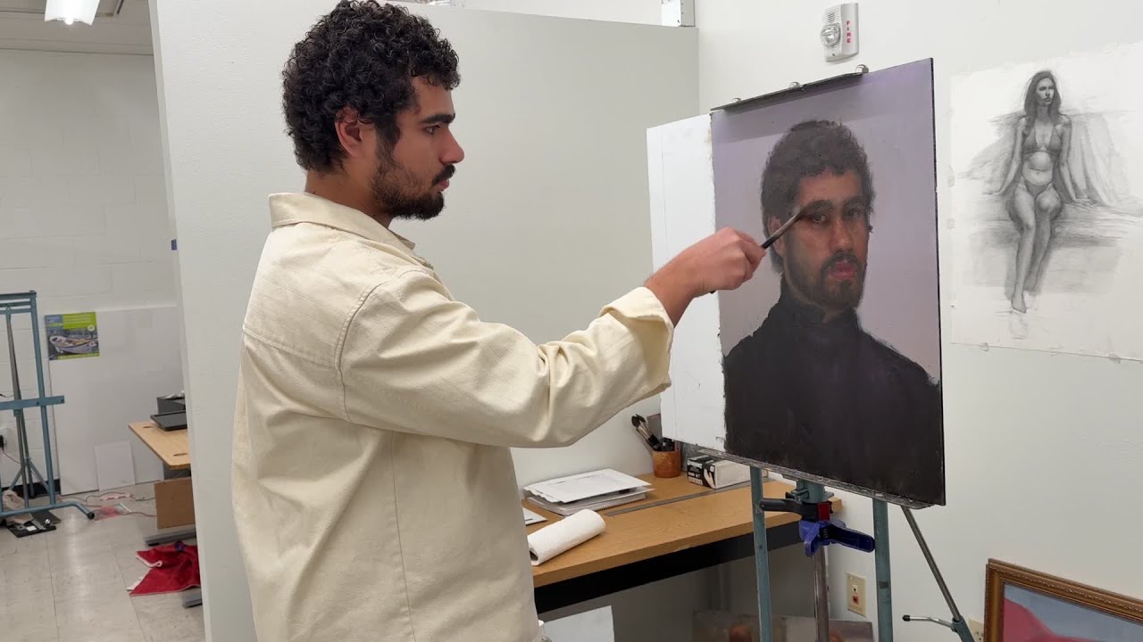 Utah Tech art student aims to evoke mood and beauty ‘painting from life’