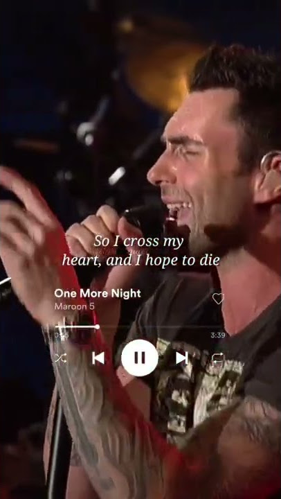 maroon 5 - One more night