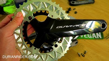 How To Install Absolute Black Sub Compact Chainrings On Shimano Road Cranks