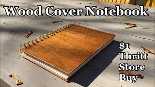 Making A Wood Cover For Cheap Notebook by Found It 6,323 views 2 years ago 4 minutes, 54 seconds