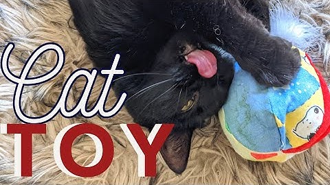 DIY fabric catnip TOY for cat (ball with feathers) | Cat Toys for Indoor Cats