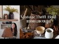 Vintage Thrift Haul Home Decor Designer Look