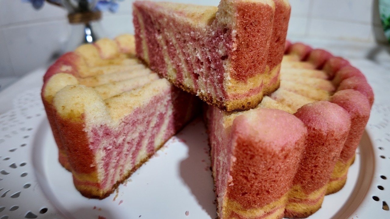 👉 ZEBRA KEK TARİFİ 😍 İki Renkli Kek / Ebruli Kek – En Kolay Kek Tarifleri  #trending