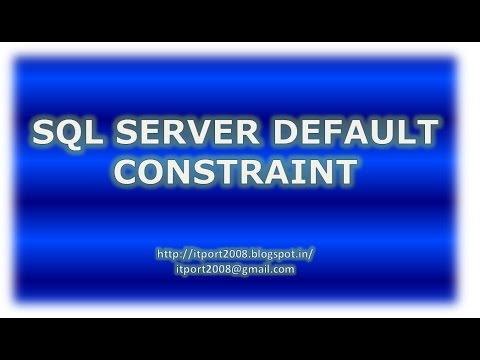 SQL Server Default