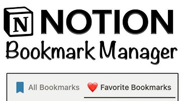 How to Build a Bookmark Manager in Notion (Notion Tutorial) 📚🔗