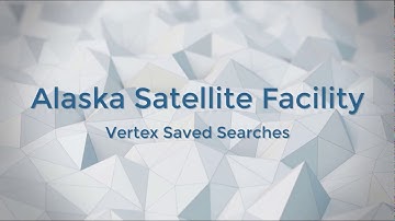 Vertex Saved Searches