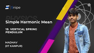 Information Vertical Spring Pendulum | Simple Harmonic Motion | JEE, CBSE Guide