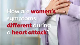 Women's Heart Attacks Symptoms Can Differ from Men's: Know the