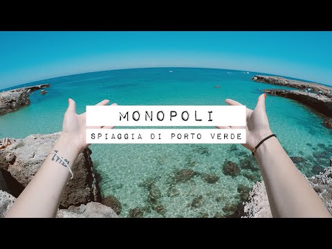 MONOPOLI: spiaggia di Porto Verde ⛱️ | GoPro video