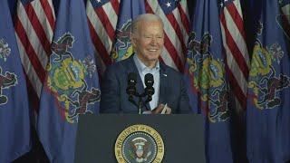 President Biden lays out tax plan during Scranton campaign stop