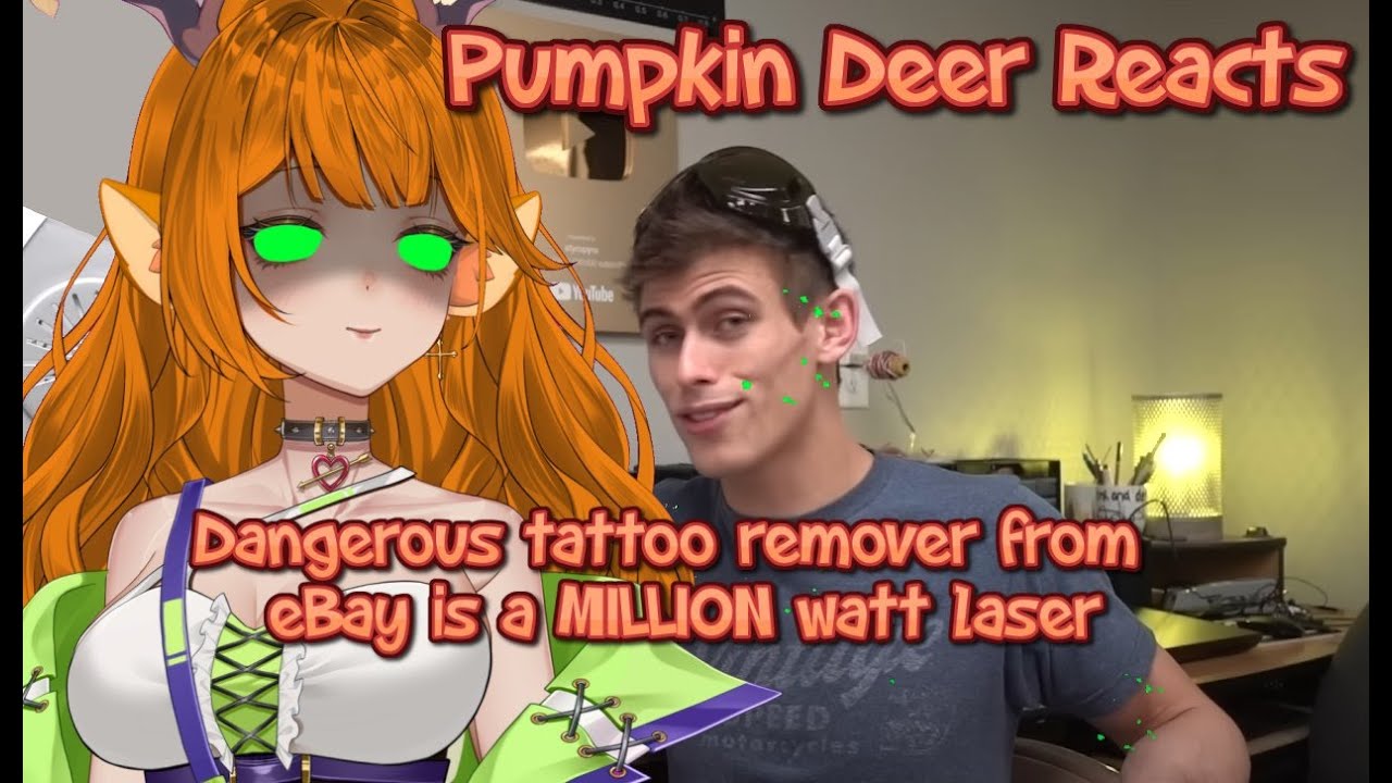 Реакция тыквенного оленя: лазер для татуировок на eBay мощностью в МИЛЛИОНЫ ватт! ~Реакция Гурди~