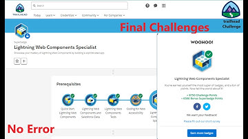 Lightning Web Components Specialist| Challenge No 17, 18,19