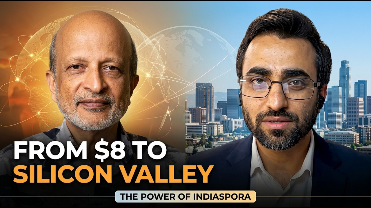 Podcast episode thumbnail: M.R. Rangaswami on AI, Indian Diaspora Power & Building Indiaspora | The Indian Impact