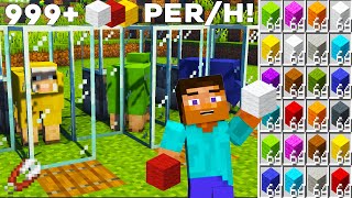 KOLAY YÜN FARMI !! Minecraft: Yün Farmı Nasıl Yapılır l Minecraft Sistemler