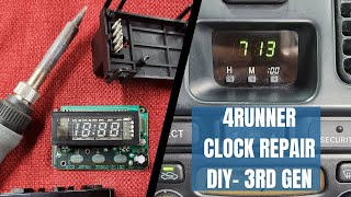 TickTock TuneUp: Fixing Your 3rd Gen 4Runner Clock