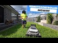 Would you use this mowrator s1 remote controlled mower real time test