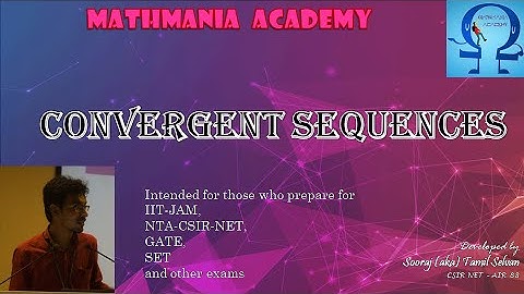 Convergent Sequences - Lec 01 - Sequence and Series