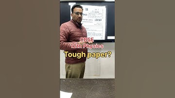 Physics 2025 CBSE PAPER TOUGH SOLUTION ANALYSIS EASY OR TOUGH review