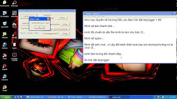Cài đặt Keylogger 1.68 Full