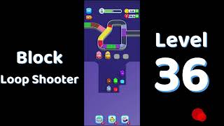 Block Loop Shooter Level 36 walkthrough 🔫 | Color Flow Puzzle | SolutionGuruji