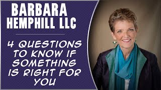 4 Questions to Know if Something Is Right For You Profile