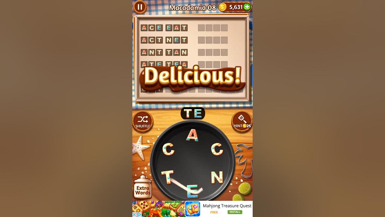 Word Cookies Macadamia 8 Word Cookies Answers YouTube