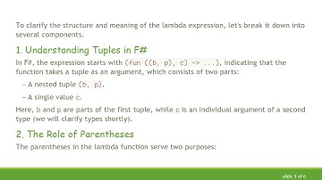 Understanding the F#  Syntax: Demystifying Commas and Parentheses in Lambda Expressions