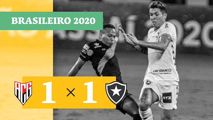 Atlético-GO 1 x 1 Botafogo - Gols - 27/09 - Brasileirão 2020