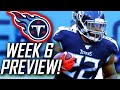 WEEK 6: Tennessee Titans vs Houston Texans PREVIEW and PREDICTION!