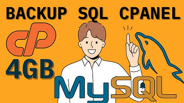 Guía rápida para respaldar grandes bases de datos MySQL en CPanel
