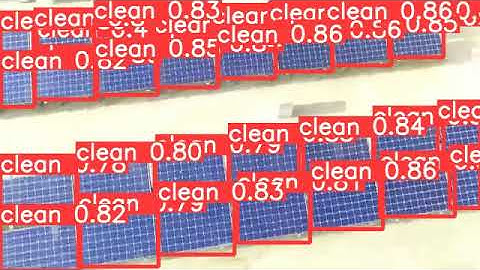 Testing of yolov5 trained model on drone video for detecting clean and unclean images
