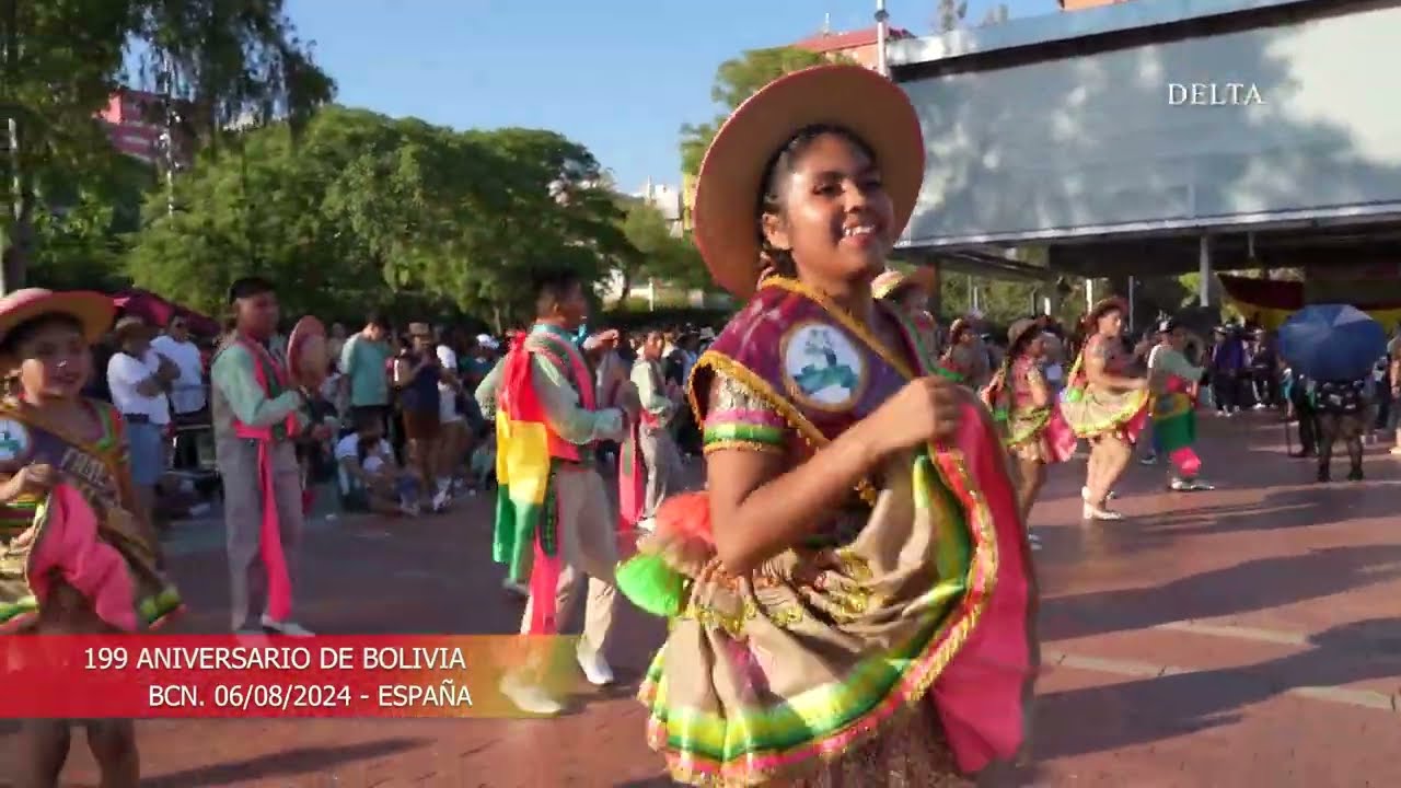 ULTIMA PARTE: HOMENAJE AL 199 ANIVERSARIO DE BOLIVIA. Barcelona, 06/08/2024 - España.