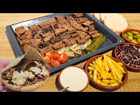 وجبة عشاء طيب بنصف ساعه جربت اشهر ترند دونر كباب   اكسبلور طبخ