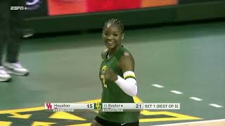 Baylor Volleyball: Highlights vs. Houston | October 1, 2025