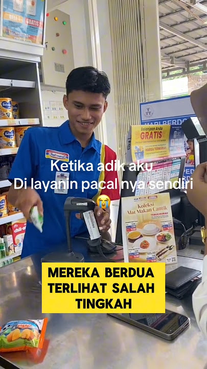 ketika belanja di Indomaret pelayan nya pacar nya sendiri ‼️ ‼️#pacar #indomaret #romantis #lucu