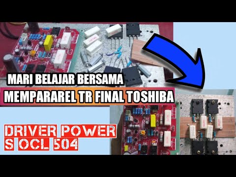 Cara merakit power driver s OCL 504 2 set final Toshiba