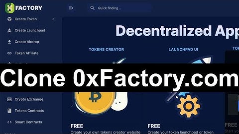 Clone 0xFactory.com and get your own brand