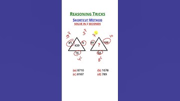 Reasoning Trick | SSC (CGL) reasoning question, reasoning tricks, short tricks #shorts #mathstrick