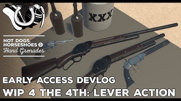 H3VR Devlog: WIP 4 the 4th - M1887 Lever Action Shotgun, Volcanic Pistol, SW Model 10