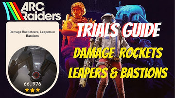 Damage Rocketeers Leapers or Bastions Trials - Dam Battlegrounds Night Raid - ARC Raiders