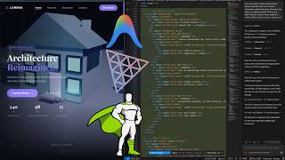 I Created 3D Animation Website with THREEJS GSAP using AI  (ASMR, No Talking)