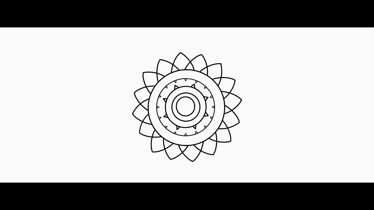 Rangoli design using Blender - YouTube