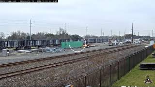 Railstream:UP 8401 Leads Coal Train At Rosenburg,TX